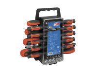 Набор:  отвертки, биты и накидные голоки, 44 шт