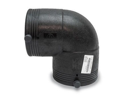 Отвод электросварной 90° PN16 SDR11 PE100 D110 Отвод электросварной 90° PN16 SDR11 PE100 D110